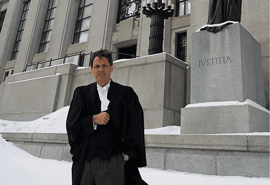 Watch Mr. Ball making a winning argument before the entire Supreme Court of Canada​